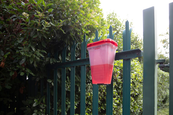 EcoCatch on fence