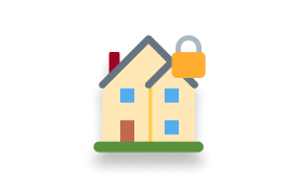 home prevention icon