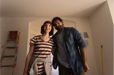 couple in home