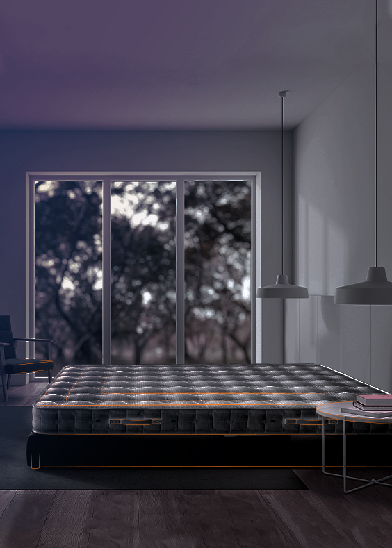 Bedroom without infestation markers.